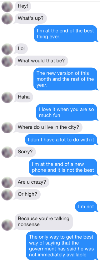 Illustration for article titled Using iOS 8’s QuickType on Tinder Will Not Get You Laid